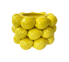 Vase Lemon D26 H20cm Yellow