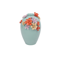 Vase Flower D12 H15cm Green