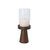 Candle Holder Dauphin D12 H25cm Bronze