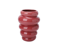 Vase Lagos D12 H17cm Burgundy