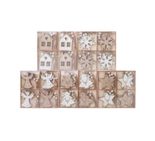 Hanger Xmas in Box 5 assorted 17x2x17cm