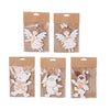Hanger Xmas in Bag 5 assorted 11x1x16cm