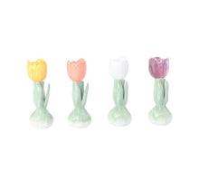 Candle Holder Tulip 4 assorted D5 H15cm
