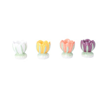Candle Holder Tulip 4 assorted D7 H8cm