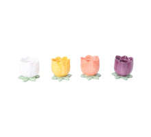 Candle Holder Tulip 4 assorted D6 H6cm