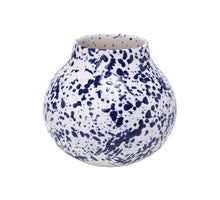 Vase Ceramic Kalamos D20 H17cm Blue/White