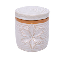 Storage Pot Ceramic Kallimasia D9 H10cm Brown/White