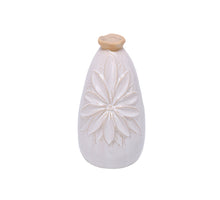 Vase Ceramic Kallimasia 10x9x16cm Brown/White