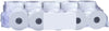 Pack of 5 cash register/pin rolls thermal 57mm x 25m x 12mm