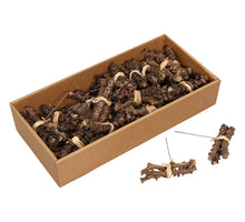 Banana stem naturel bundels op steker 30 stuks 10cm