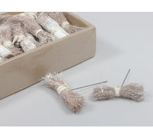 Bakala palm bosjes 40 stuks 10cm white wash