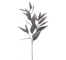Salvia leaf spray burgundy 75cm