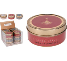 GEURKAARS IN BLIK ''AUTUMN JOY'' D6 H3CM 3 ASSORTIE DESIGNS