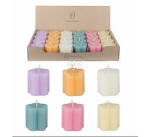CANDLE FLOWER D5 H5CM 6 ASSOCIATION COLORS