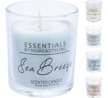 GEURKAARS IN GLAS ''SCENT'' D7 H8CM 4 ASSORTIE
