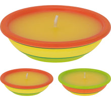KAARS CITRONELLA IN SCHAAL 2 ASSORTIE D11,5 H3,2CM