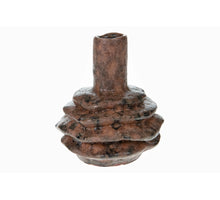 Vase ceramic Ø10x13.5cm Black/Grey