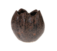 Pot ceramic Ø10x10cm Black/Grey