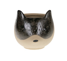 Planter fox ceramic 19.5x17x16.5cm Multi