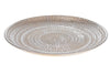 Plate round MDF Ø29x2.5cm Silver
