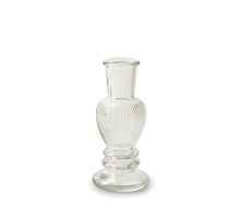 Kandelaar/vaasje 'liselot' helder h12 d5,5 cm