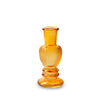 Candlestick/vase 'liselot' orange h12 d5.5 cm