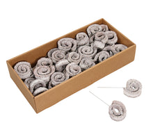 w/b. 55 palm ring single/wire 10cm white wash