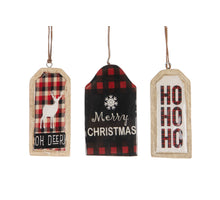 Hanger label mango wood 6-8x1x12-13cm 1pc Mixed