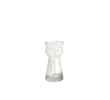 Vase glass Ø7x16.8cm Transparent