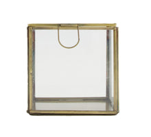 Teelichthalter Esaro Glas D7 H6cm Rosa