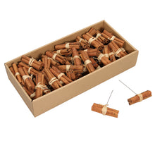 w/b. 34 bundle (3) cinnamon wire/10cm natural 8 cm