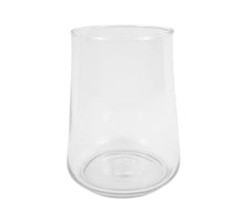 Vaas cilinder glas transparant D14 H18 cm