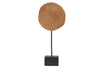 Slice on foot paulownia 18x8x38cm Brown/Black