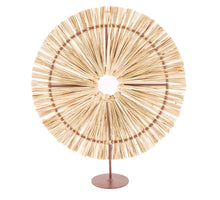 Wreath on stand 32x37cm Natural