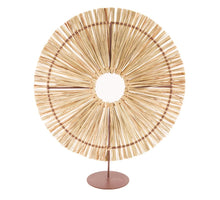 Wreath on stand 42x48cm Natural