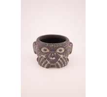 Planter cement Ø16x9cm Dark grey