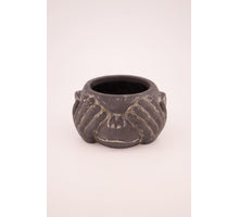 Planter cement 17x16x9.5cm Dark grey