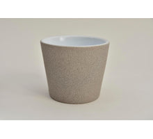 Konische pot sand greige 7 cm serrie 440