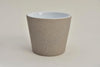 Conical pot sand greige 7 cm series 440