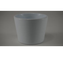 Konische pot glanswit 8 cm serie 440