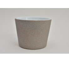 Konische pot sand greige 8 cm serrie 440
