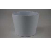 Konische pot glanswit 10 cm serie 440