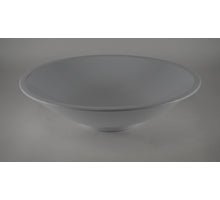 Vlakke schaal, 40 cm - Glans Wit