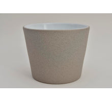 Konische pot sand greige 12 cm serrie 440
