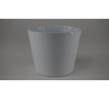Konische pot glanswit 13 cm serie 440