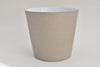 Konische pot sand greige 15 cm serrie 440