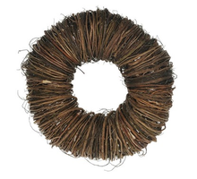 Twig wreath 20x7cm Natural