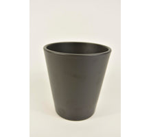 Konische vaas antraciet mat 15cm serie 441