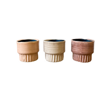 Planter ceramic Ø8.2x7.5cm Pink mix