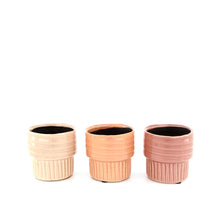 Planter ceramic Ø11x10.5cm Pink mix